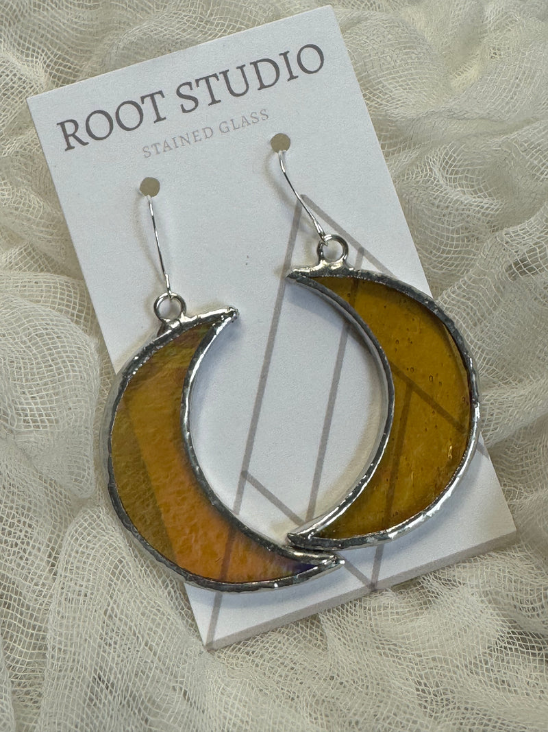 Hand Crafted Stained Glass Earrings