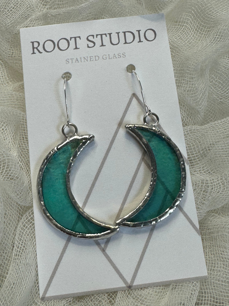 Hand Crafted Stained Glass Earrings