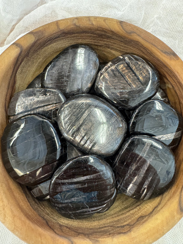 Hypersthene Palm Stones