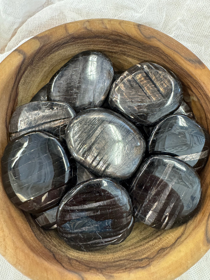 Hypersthene Palm Stones