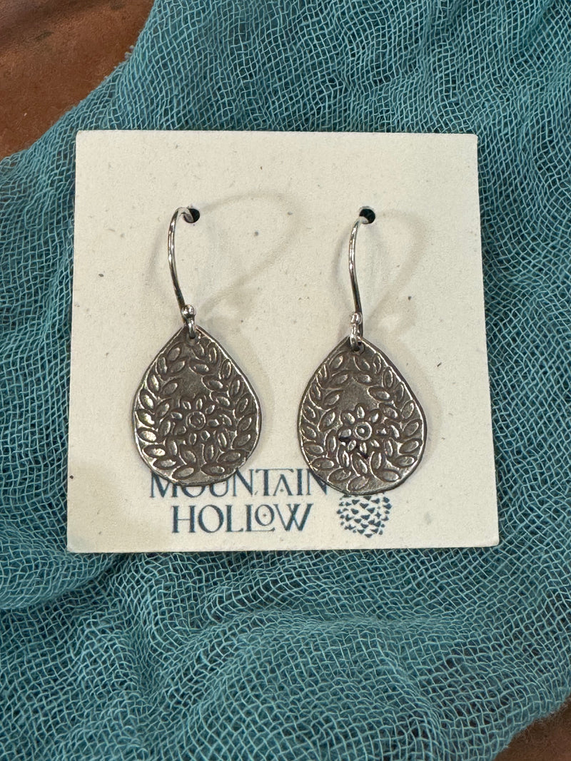 Hill Tribe Fine Silver Earrings - Loving Gardens