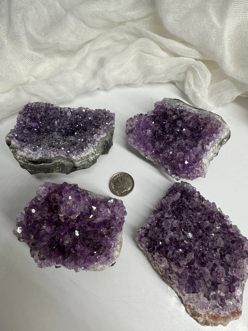 Natural Uruguayan Amethyst Clusters
