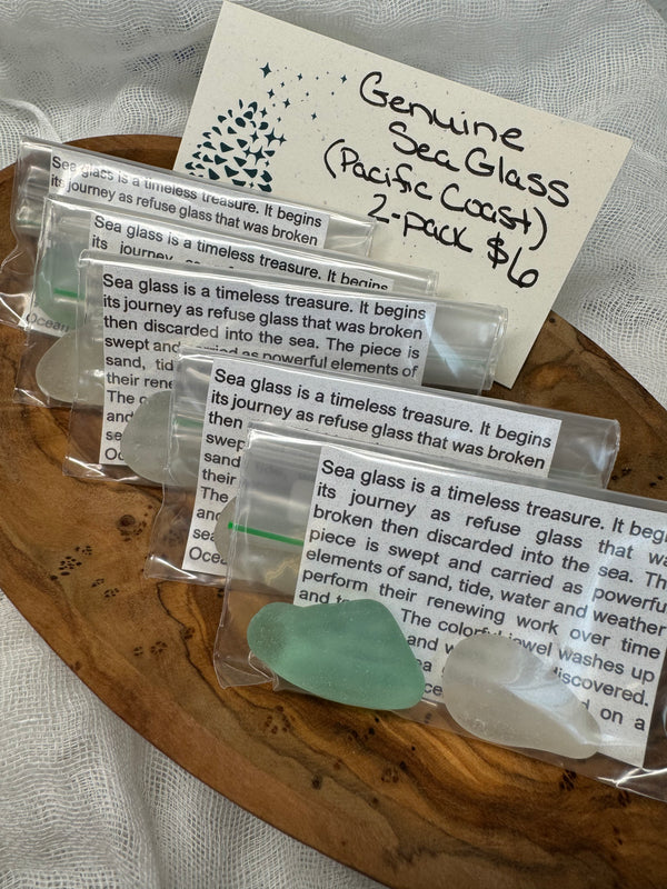 Pacific Coast Sea Glass/2-piece packs