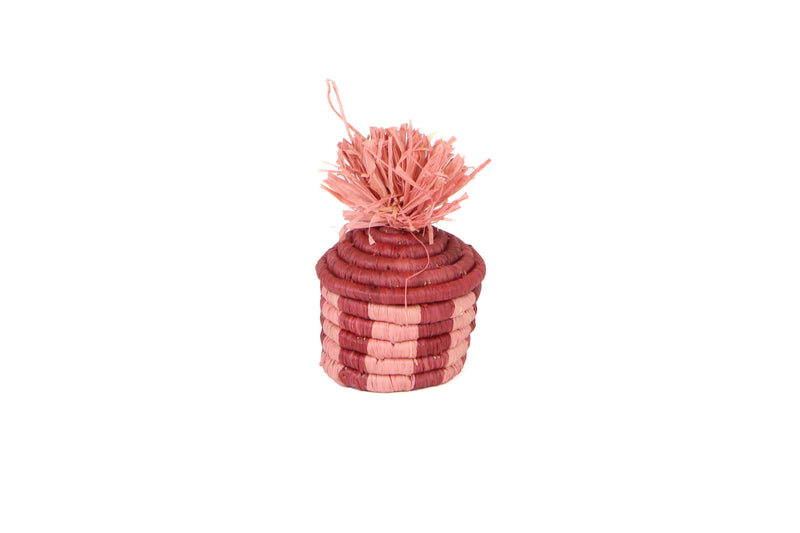 Pom Pom Basket Ornaments/Lidded Gift Boxes/Multiple Color Options