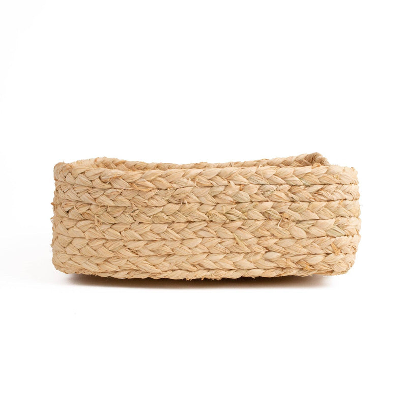 Natural Square Braided Basket- 9"