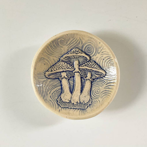 Pottery Dish - Mushrooms