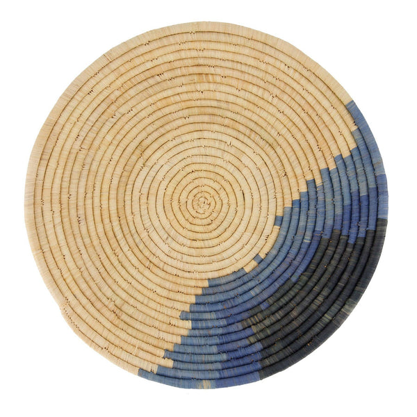 Coastal “Calming” Woven Bowl - 14"