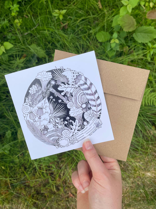 Curiosity’s Circle Blank Card