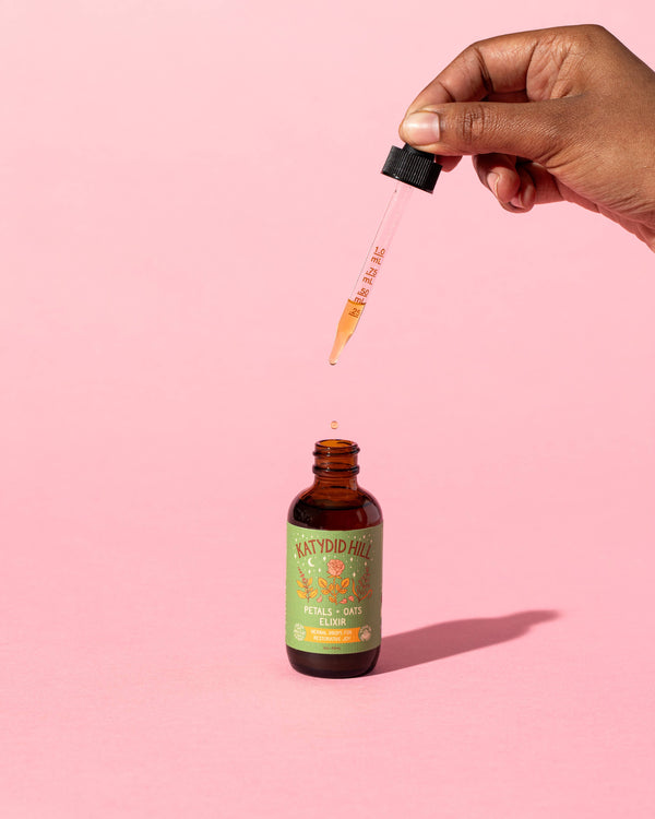 Petals + Oats Elixir - Herbal Drops for Restorative Joy