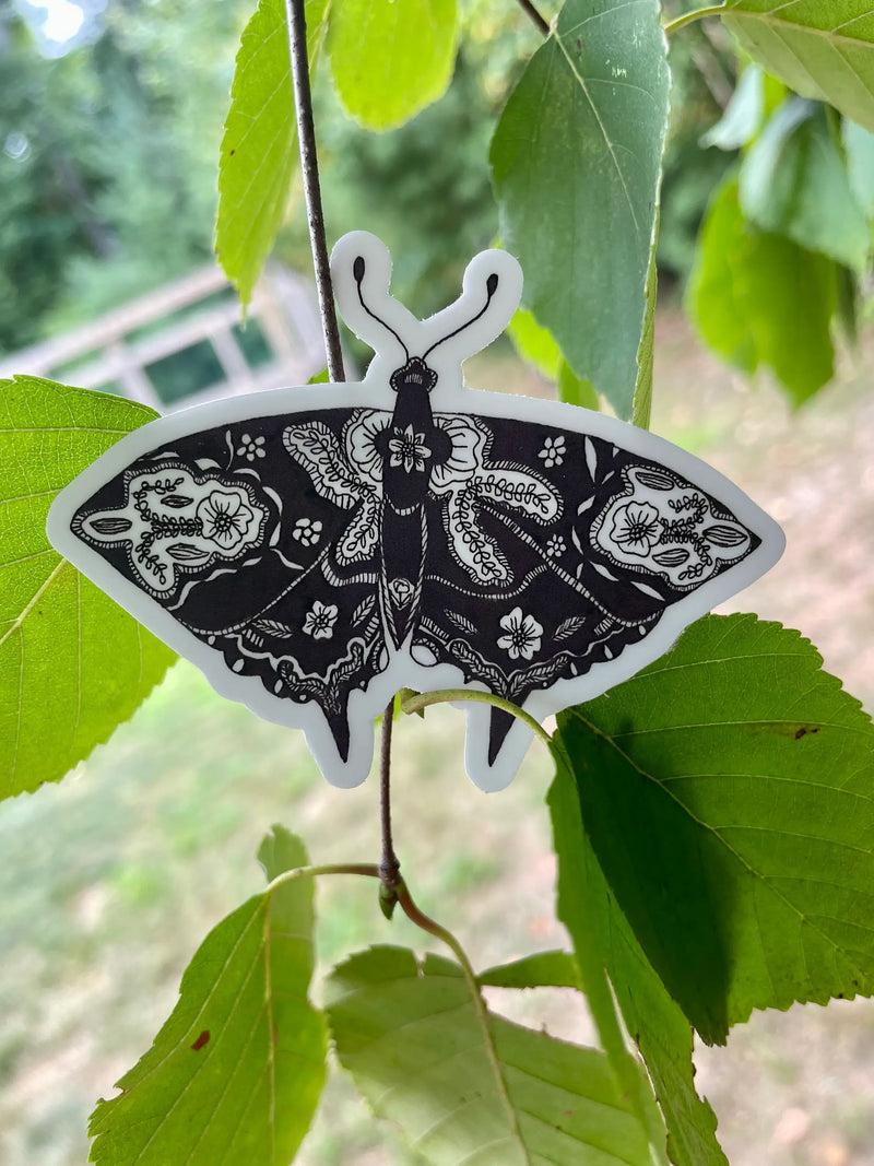 Moth Sticker – Mountain Hollow