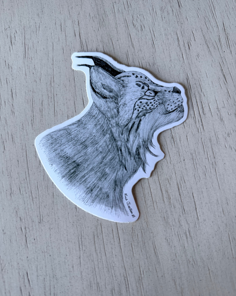 Lynx Sticker – Mountain Hollow