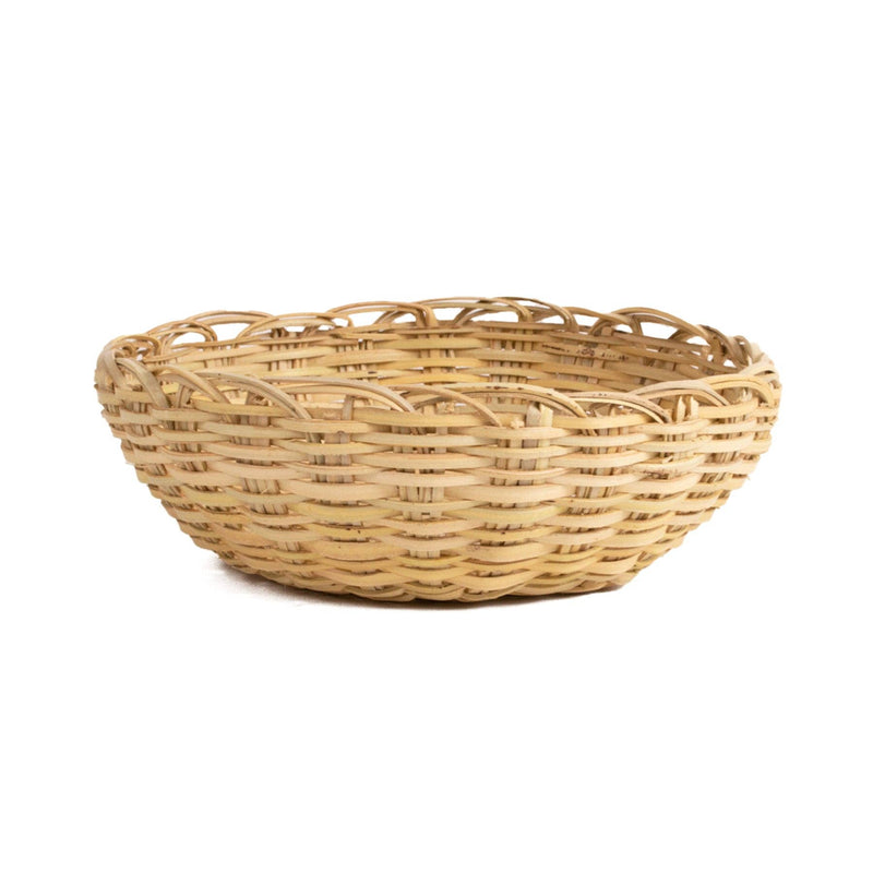 Fan Palm Scallop Basket- 10"