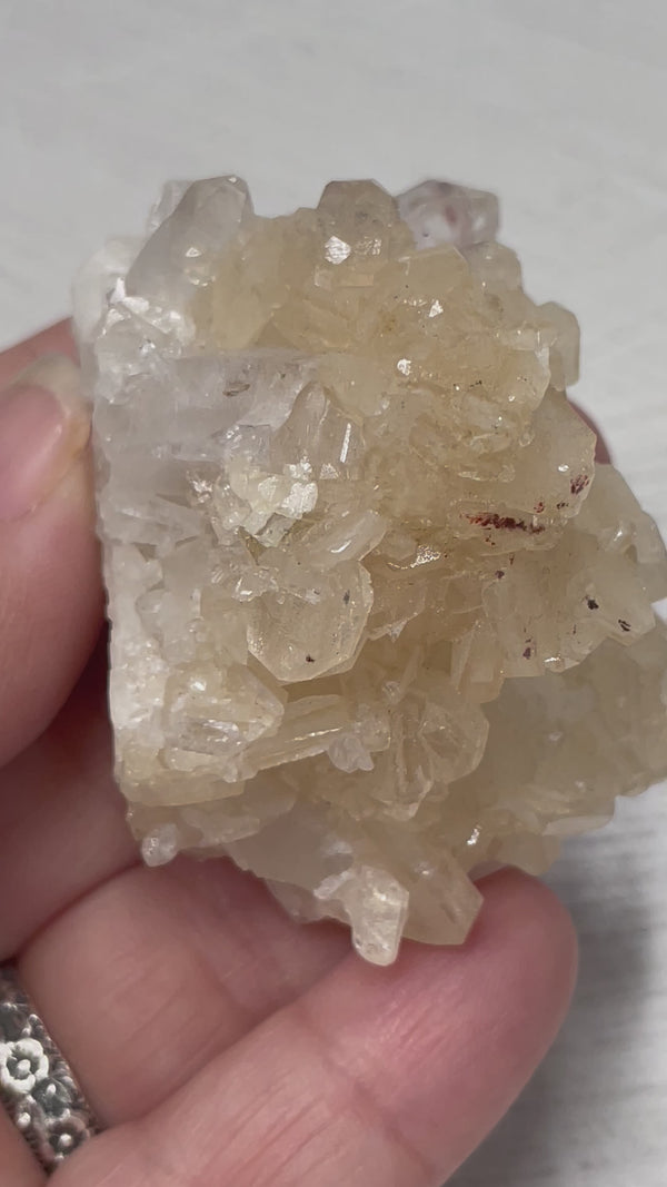 Apophyllite & Quartz Cluster