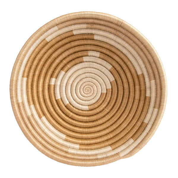Sand Woven Bowl ‘Serene’- 10"