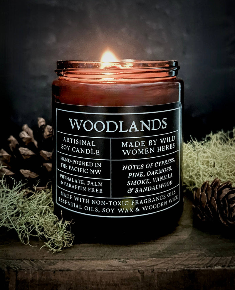 Woodlands - Wood Wick Soy Candle