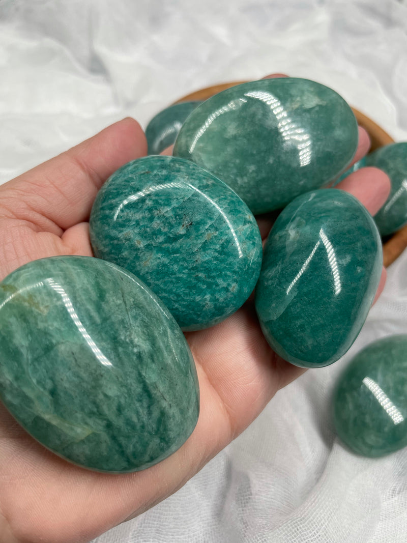 Amazonite / Amazonstone Palm Stones