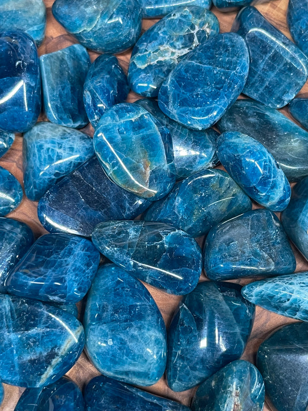Blue Apatite (Tumbled)